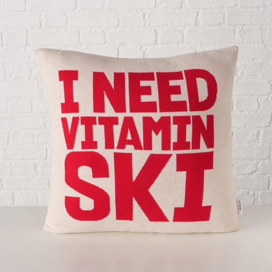 Poduszka I need vitamin Ski  - Boltze