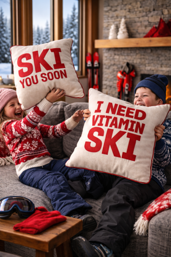 Poduszka Ski you soon - Boltze