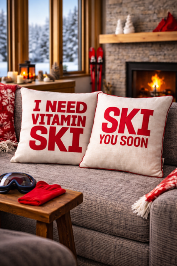 Poduszka Ski you soon - Boltze