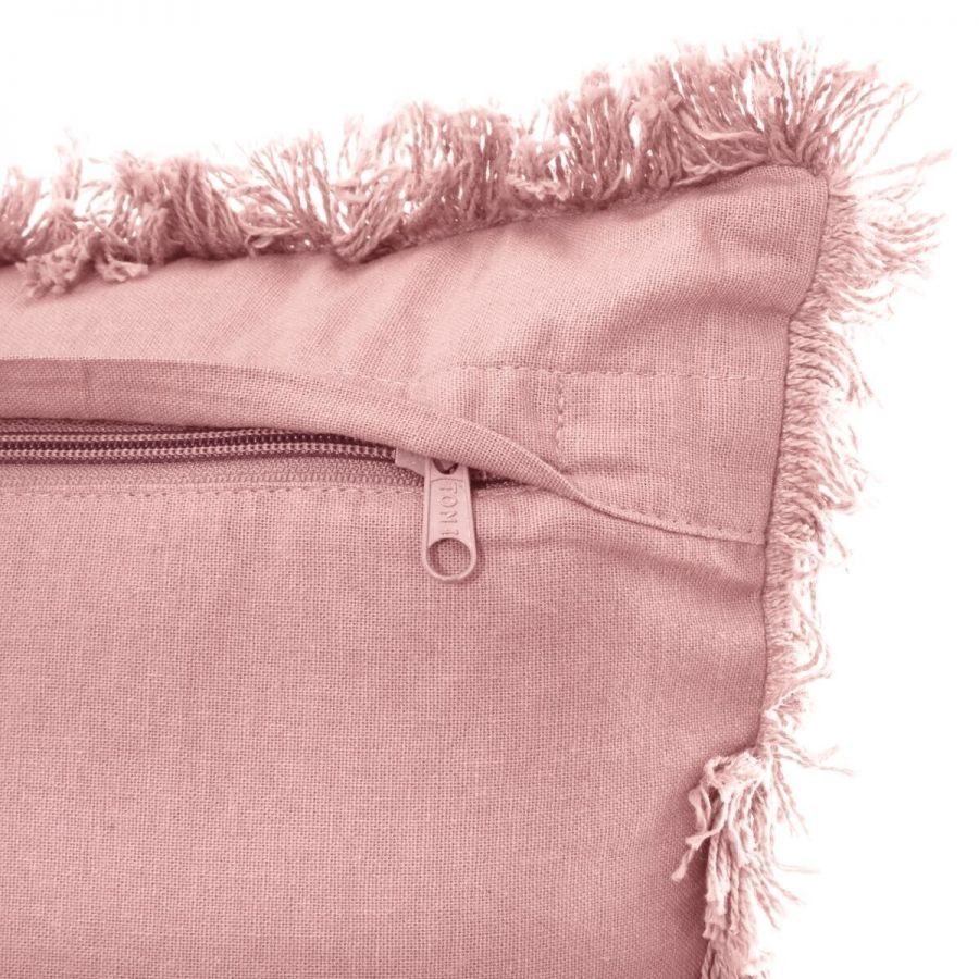 Poduszka z frędzlami różowa - Atmosphera