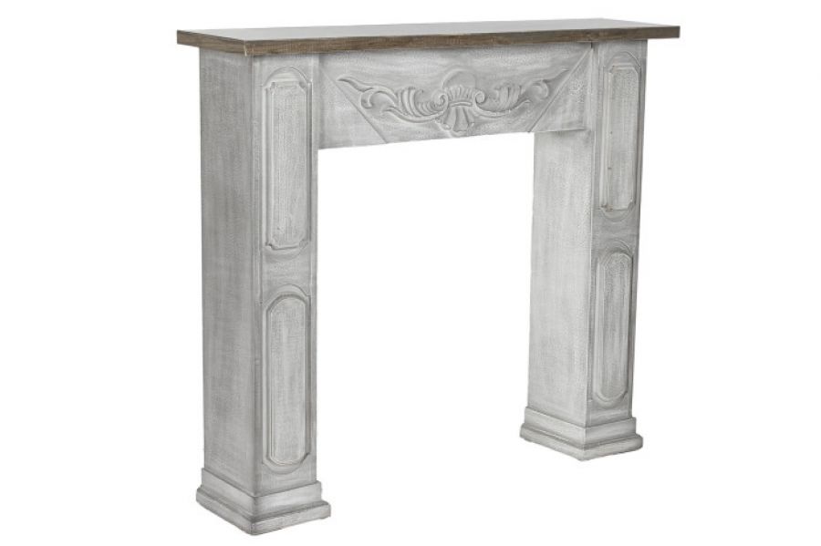 Portal kominkowy bielony - Item International