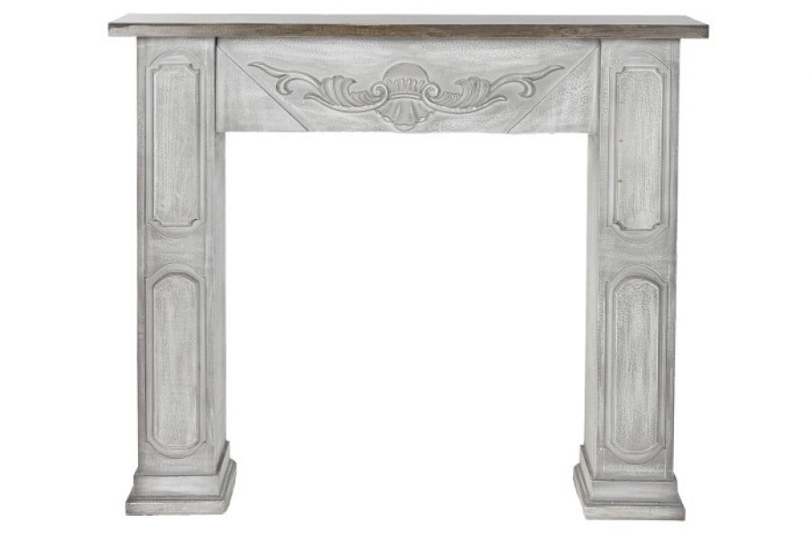 Portal kominkowy bielony - Item International