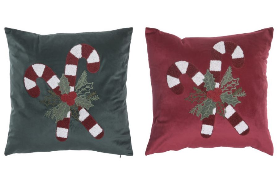 Poszewka świąteczna Laska cukrowa