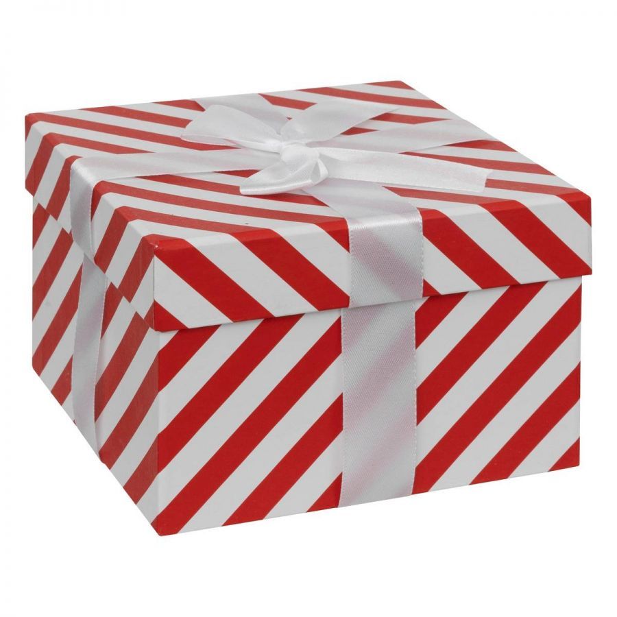 Pudełka na prezenty Candy czerwono-białe  - Atmosphera