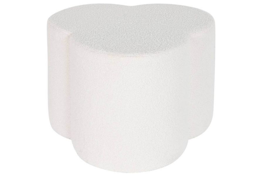 Puf Boucle Bloom biały - Item International