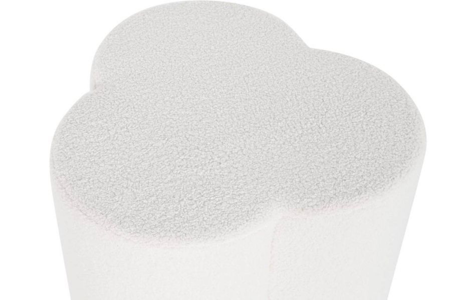 Puf Boucle Bloom biały - Item International
