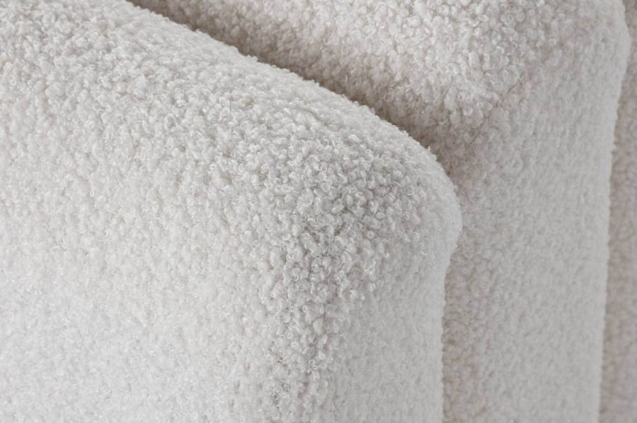 Puf Boucle Line biały - Item International