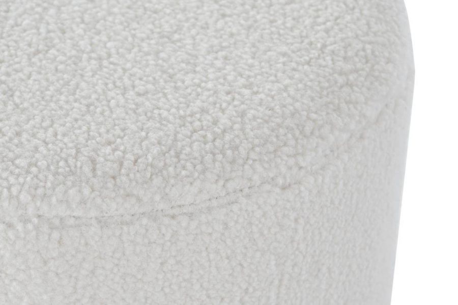 Puf Boucle teddy curl biały - Item International