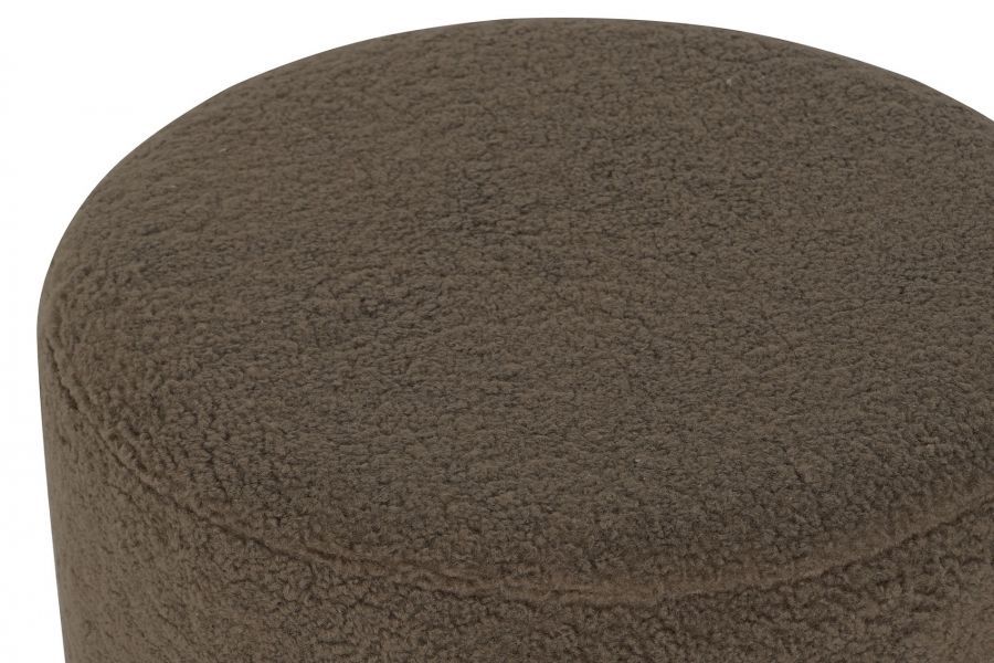 Puf Boucle teddy curl brązowy - Item International