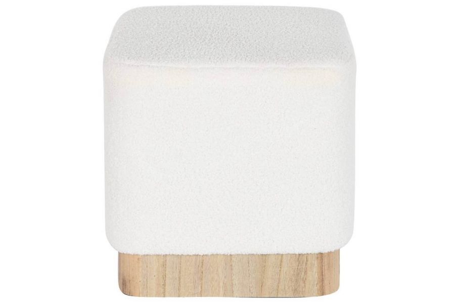  Puf Boucle wood biały - Item International