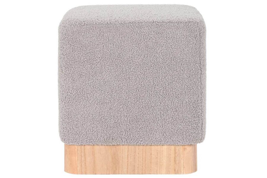Puf Boucle wood szary - Item International