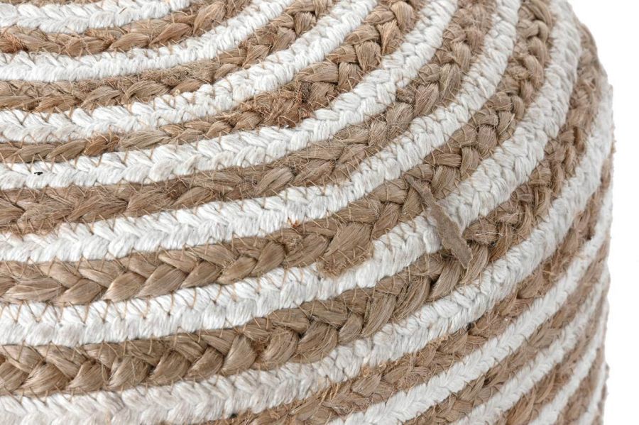 Puf jutowy Stripes 40 cm  - Item International