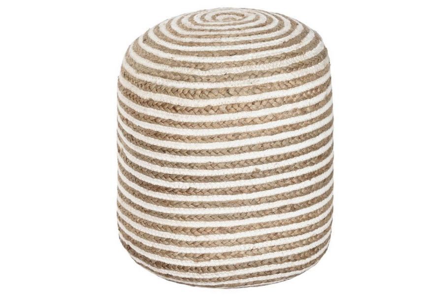 Puf jutowy Stripes 40 cm  - Item International