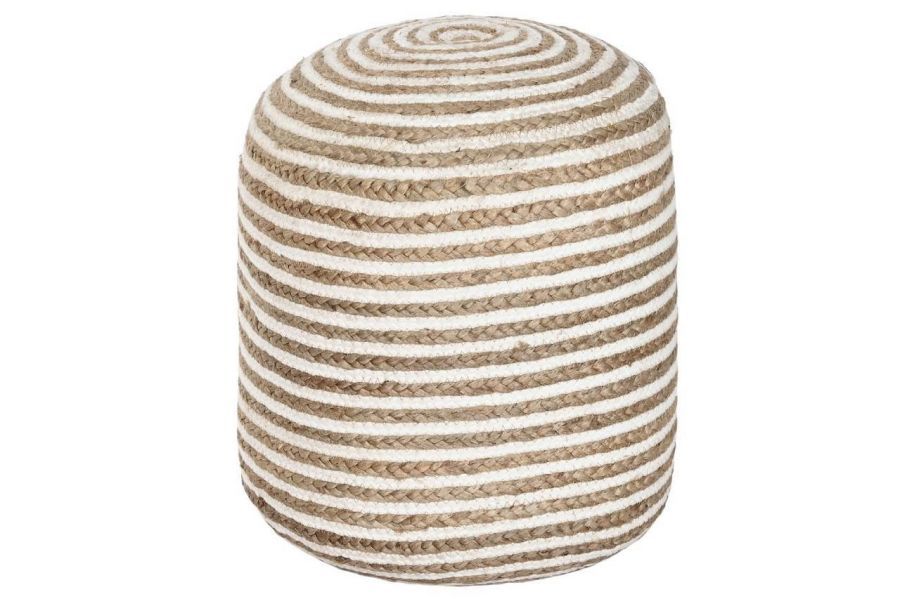 Puf jutowy Stripes 40 cm 