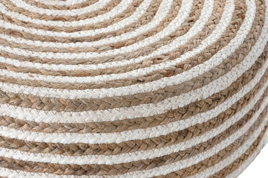 Puf jutowy Stripes 50 cm  - Item International