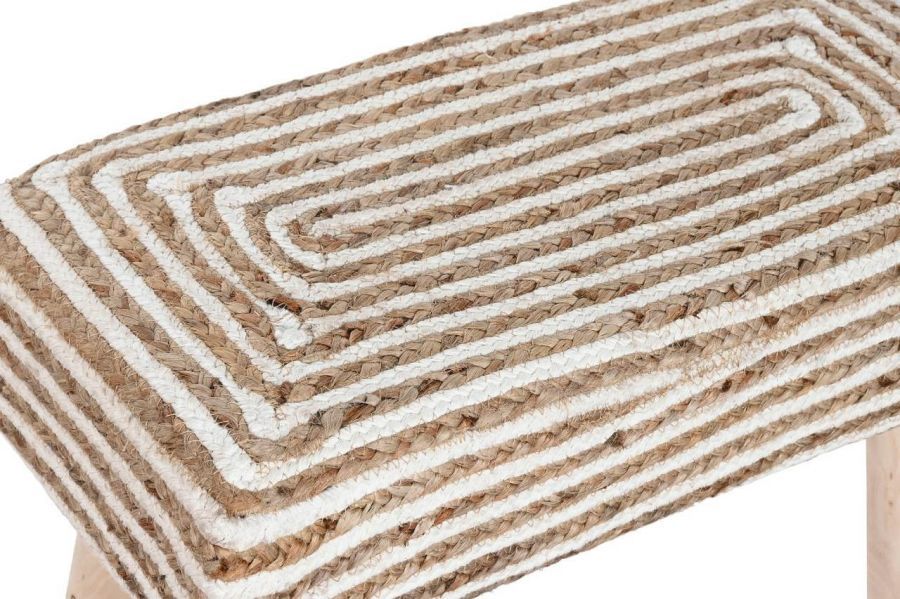 Puf jutowy Stripes 60 cm  - Item International