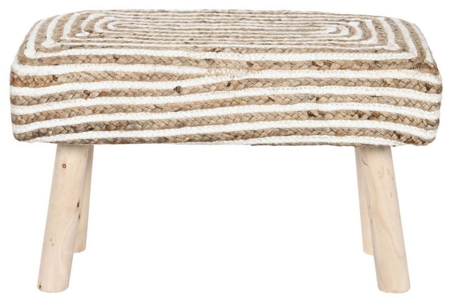 Puf jutowy Stripes 60 cm  - Item International