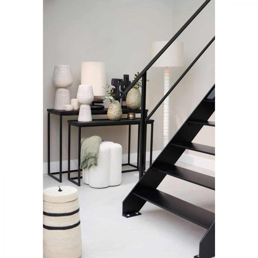 Puf Nalani koniczyna boucle cream  - Light & Living