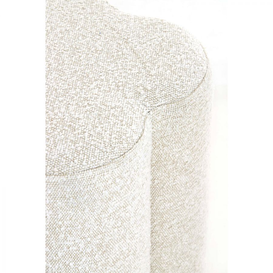 Puf Nalani koniczyna boucle cream  - Light & Living