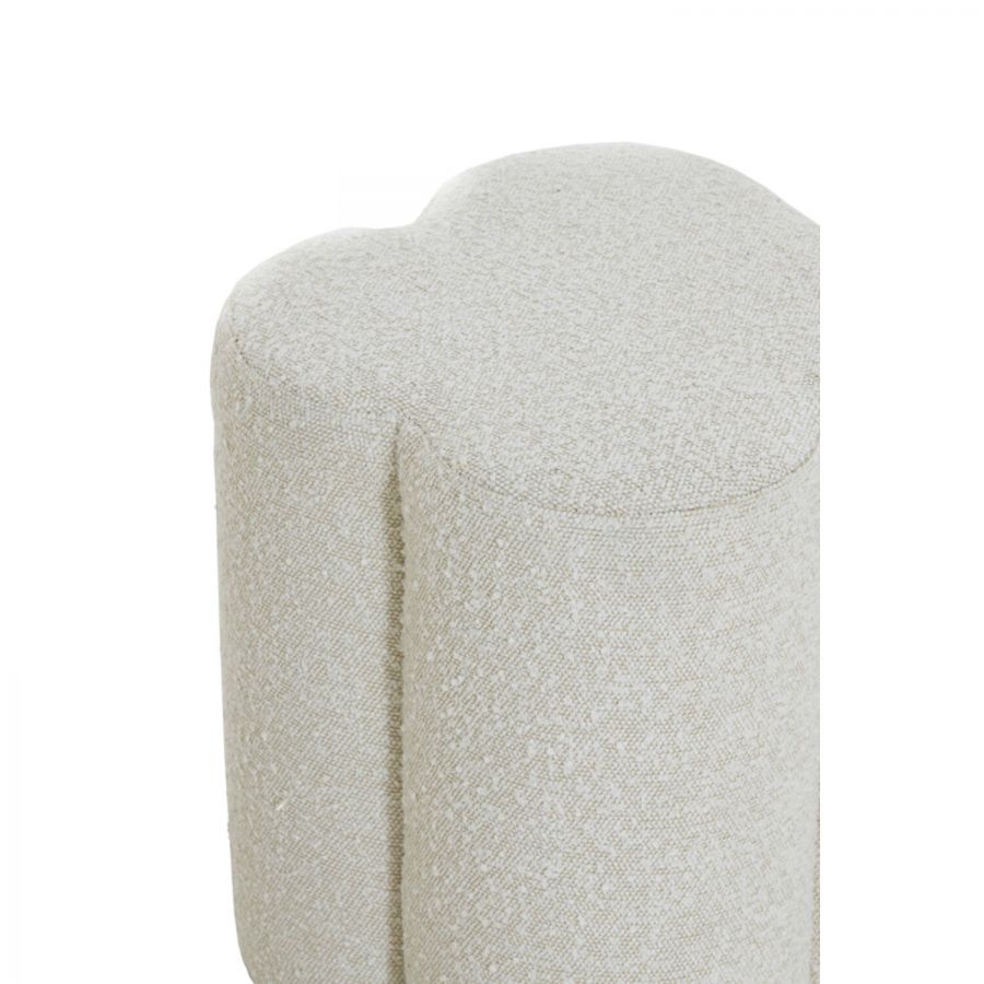 Puf Nalani koniczyna boucle cream  - Light & Living