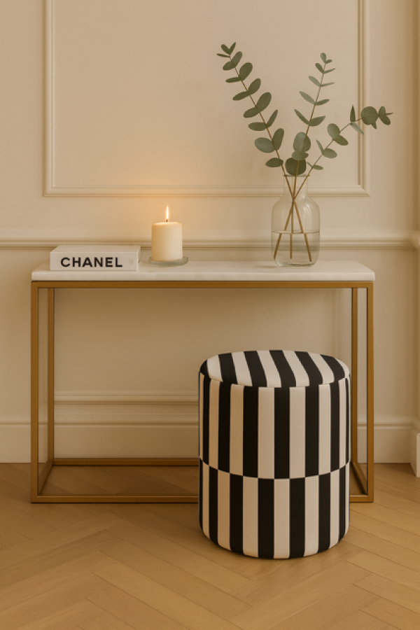 Puf New York stripes