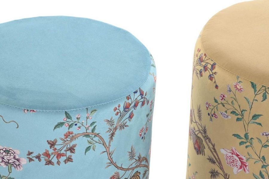 Puf Oriental Flowers złota obręcz - Item International