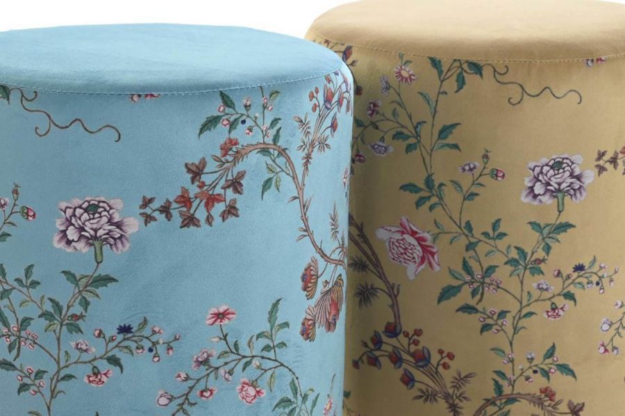 Puf Oriental Flowers złota obręcz - Item International