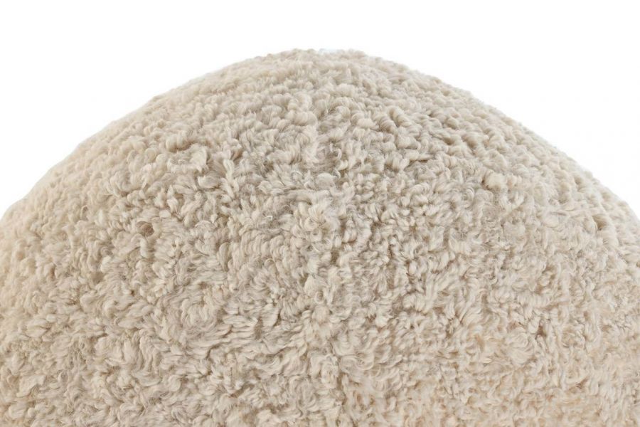 Puf poduszka Kula boucle Cush beżowa - Item International