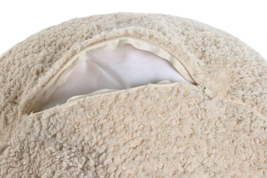 Puf poduszka Kula boucle Cush beżowa - Item International
