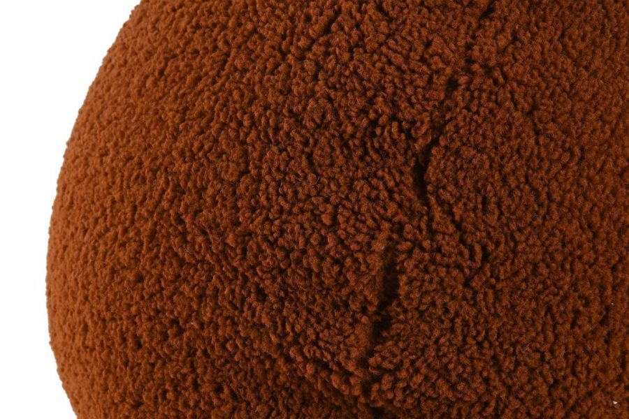 Puf poduszka Kula boucle Cush brązowa - Item International