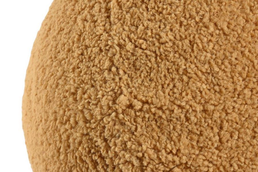 Puf poduszka Kula boucle Cush musztardowa - Item International