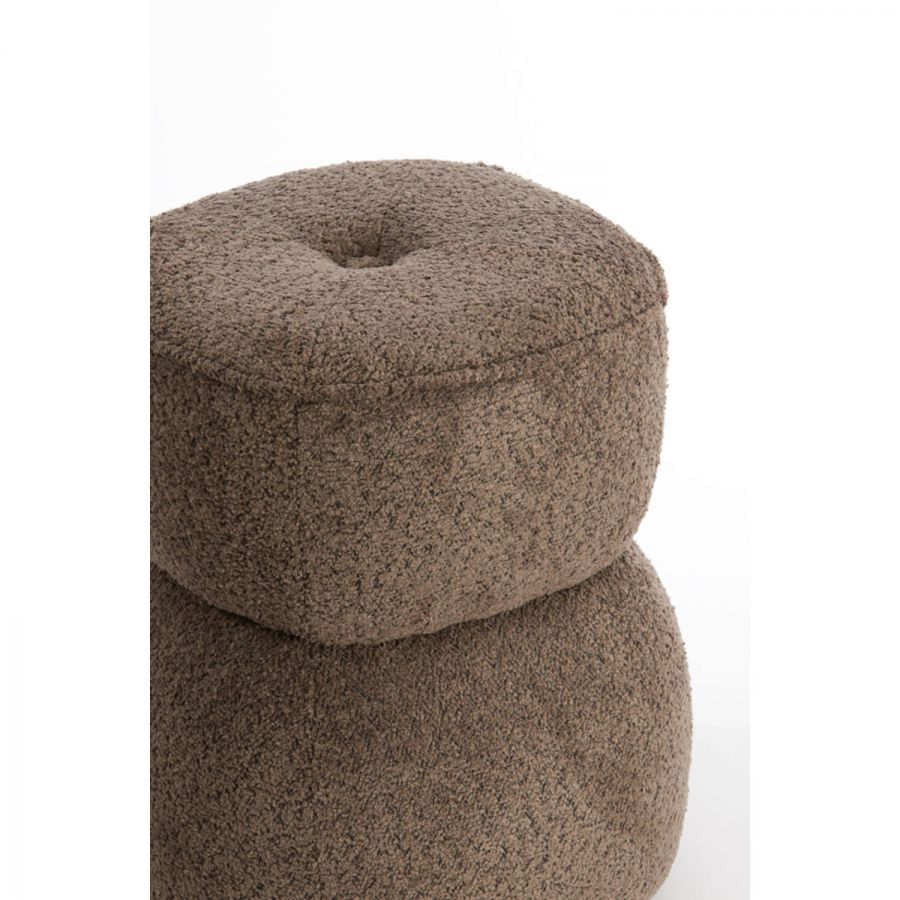 Puf tapicerowany La Bunu mocha mousse  - Light & Living