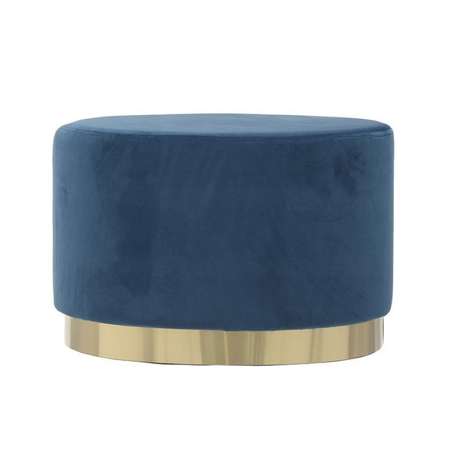 Puf Veloute Stool niebieski 60 cm
