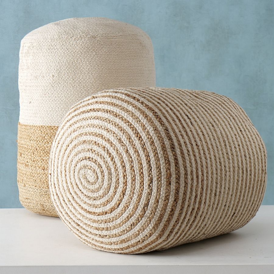 Pufa Boho jutowa - Boltze