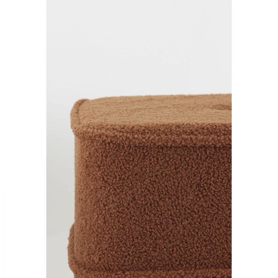Pufa Cozy teddy terra  - Light & Living