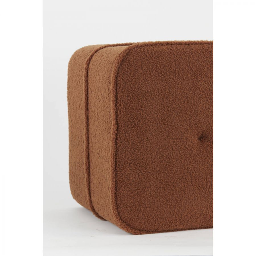 Pufa Cozy teddy terra  - Light & Living