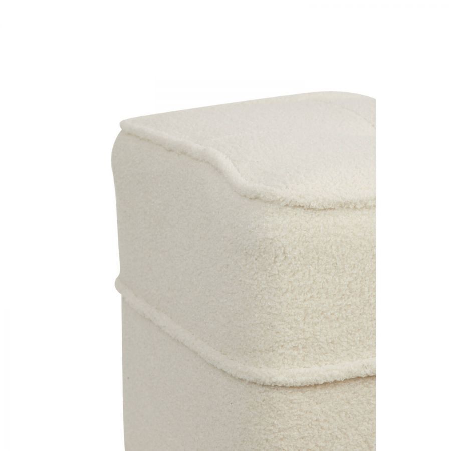 Pufa Cozy teddy white - Light & Living