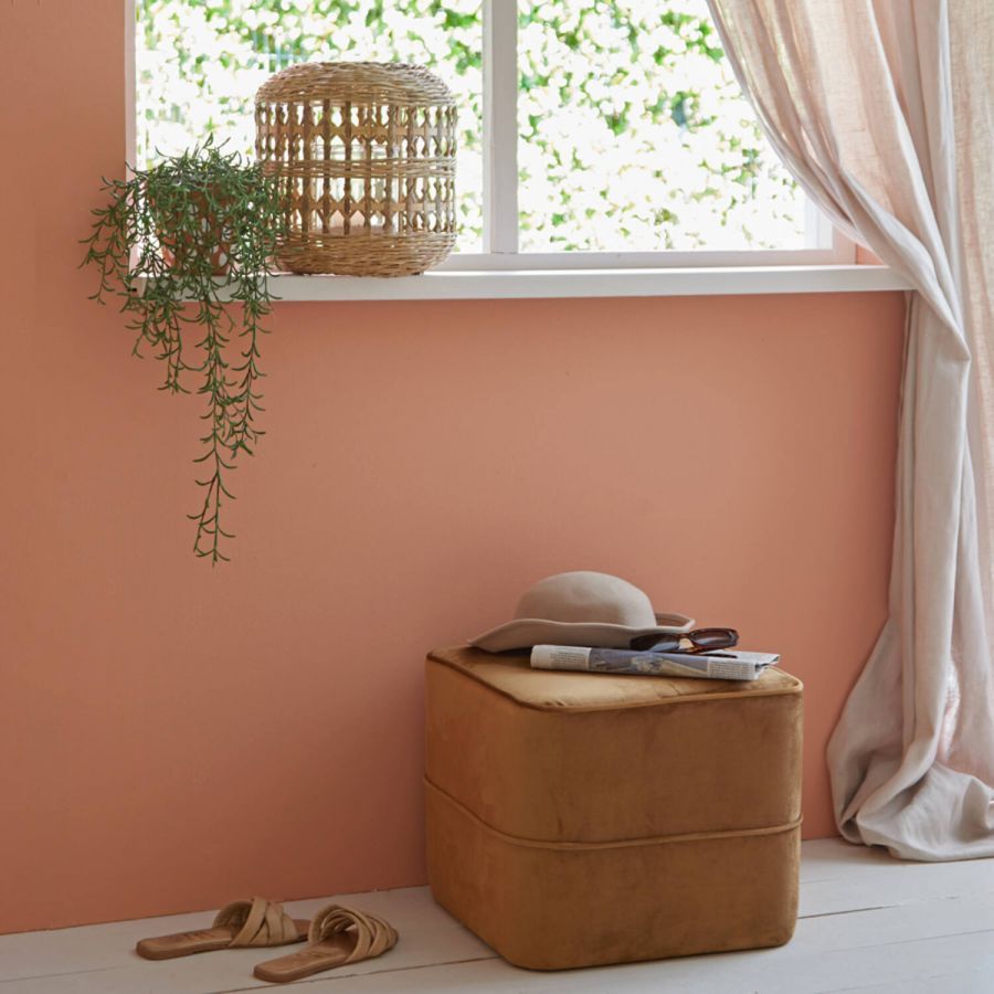 Pufa Cozy velvet caramel  - Light & Living