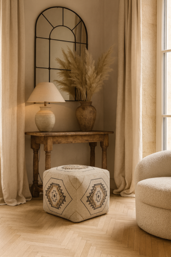 Pufa jutowa Premium - Item International