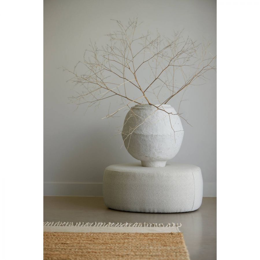 Pufa Liberia beżowa 80 cm - Light & Living