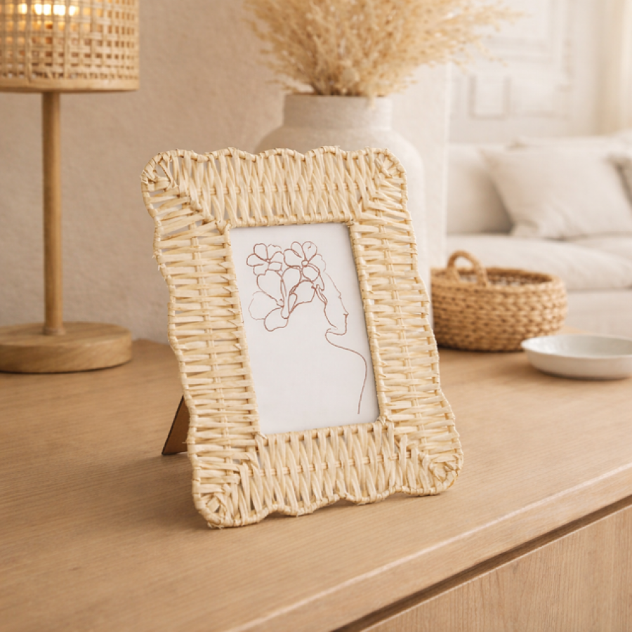 Ramka rattanowa na zdjęcia - Atmosphera