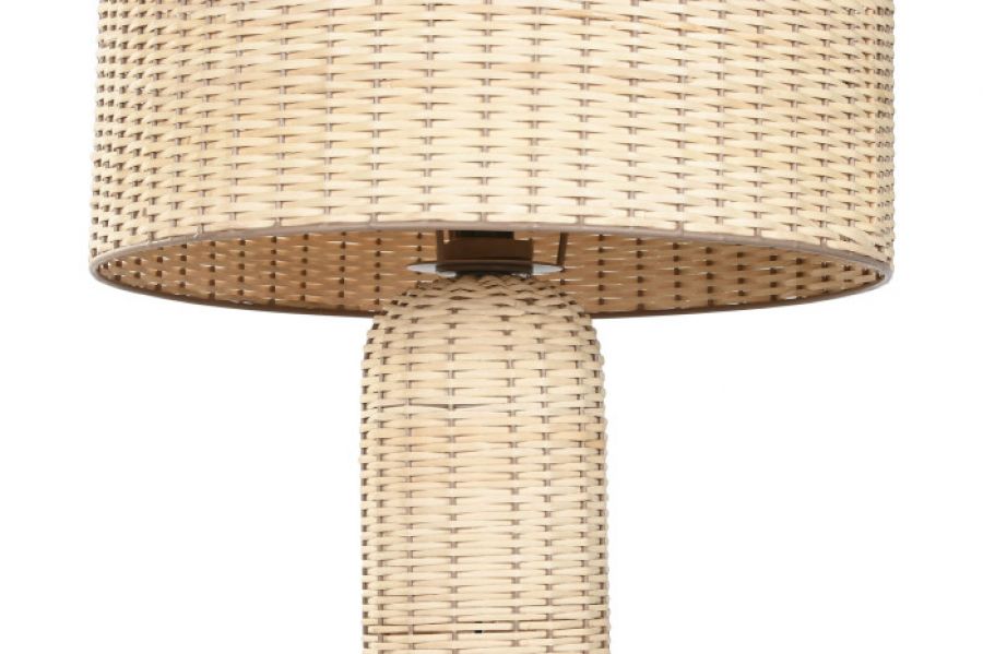 Rattanowa lampa podłogowa New Design - Item International