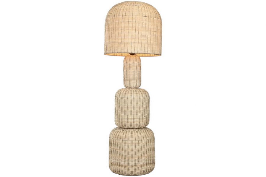 Rattanowa lampa podłogowa New Design - Item International