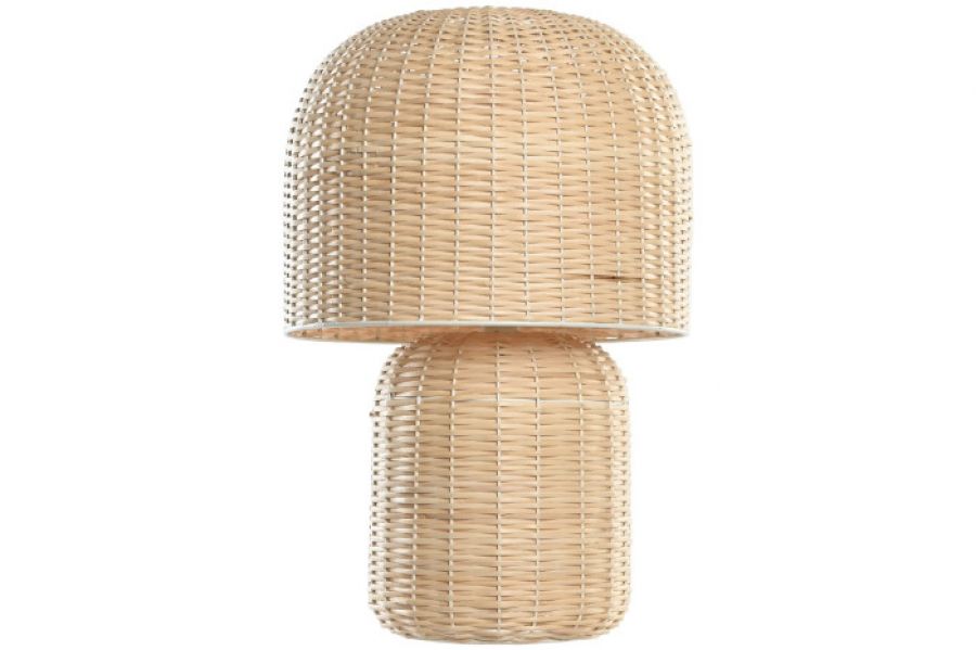 Rattanowa lampa stołowa New Design 40 cm - Light & Living