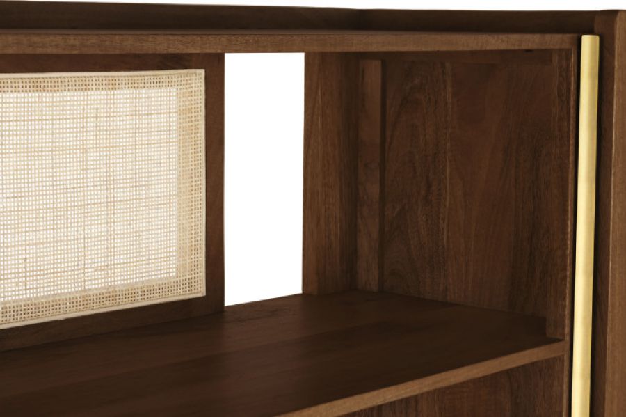 Regał Capri drewno mango rattan - Item International