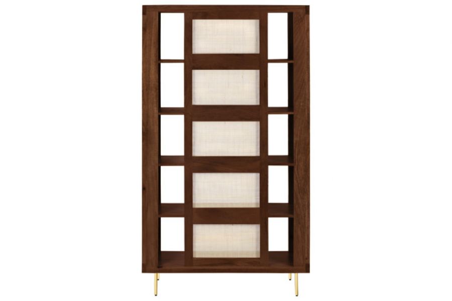 Regał Capri drewno mango rattan - Item International