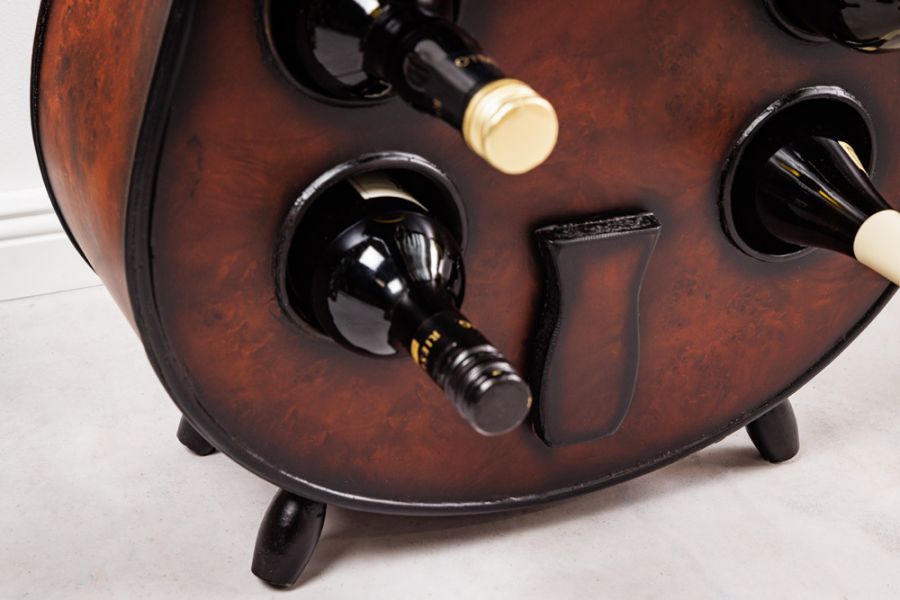 Regał drewniany na wino Cello