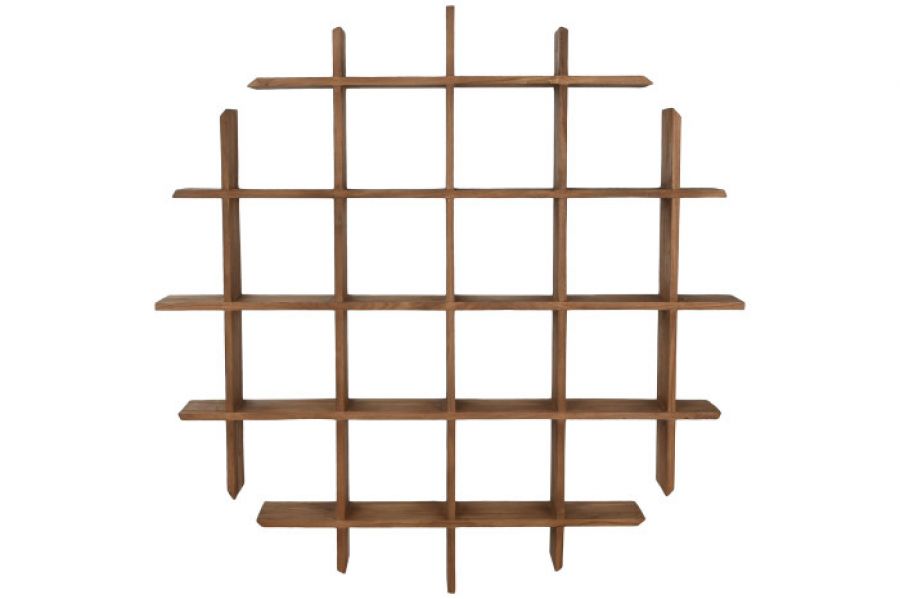 Regał okrągły kratka 120 cm