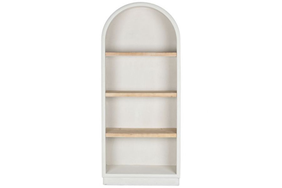 Regał owalny Cement biały ivory 188 cm - Item International