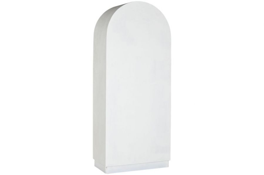 Regał owalny Cement biały ivory 188 cm - Item International
